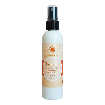 Victoria's Lavender USA Spray apaisant après-soleil anti-inflammatoire (Aloe vera et lavande) 118 ml