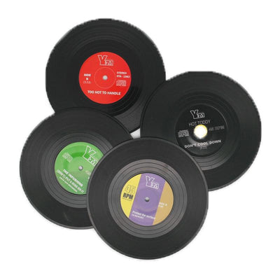 Vintage Phonograph Record Coaster 4pcs - LMCHING Group Limited