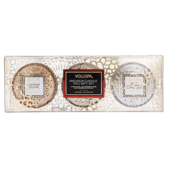Voluspa Macaron Candle Trio Gift Set 51g x 3 - LMCHING Group Limited