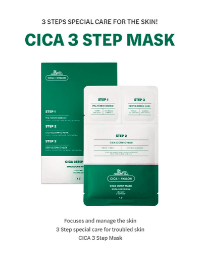 VT Cosmetics CICA x HYALON Cica 3 Step Nutrition Special Care Mask 6pcs - LMCHING Group Limited