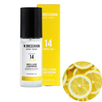 W.DRESSROOM Dress & Living Clear Perfume (No.14 Lemon & Lime) 70ml