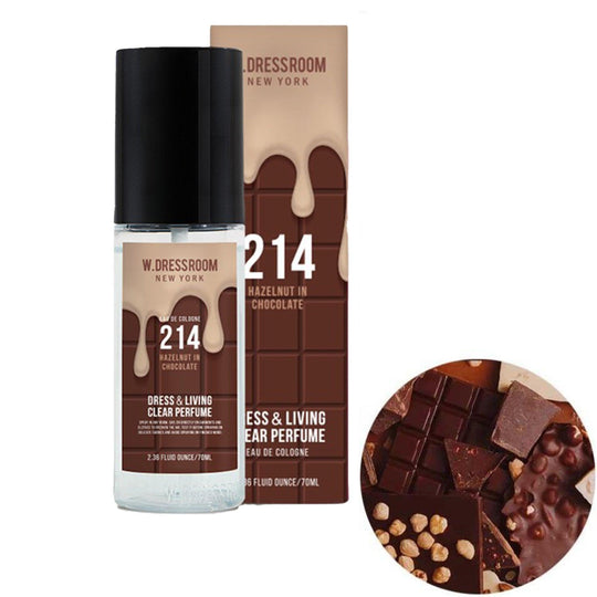 EXPIRED (20/12/2023) W.DRESSROOM Dress & Living Clear Perfume (No.214 Hazelnut In Chocolate) 70ml - LMCHING Group Limited
