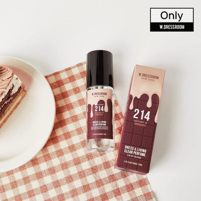 EXPIRED (20/12/2023) W.DRESSROOM Dress & Living Clear Perfume (No.214 Hazelnut In Chocolate) 70ml - LMCHING Group Limited