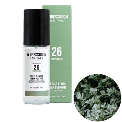 EXPIRED (04/11/2023) W.DRESSROOM Dress & Living Clear Perfume (No.26 Herb Woody) 70ml - LMCHING Group Limited