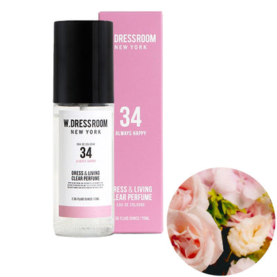 EXPIRED (09/12/2023) W.DRESSROOM Dress & Living Clear Perfume (No.34 Fresh Flowers) 70ml - LMCHING Group Limited