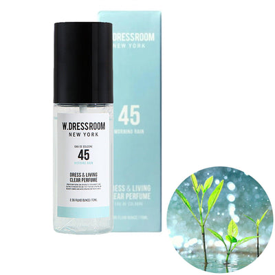 EXPIRED (20/12/2023) W.DRESSROOM Dress & Living Clear Perfume  (No.45 Morning Rain - Nature Forest Scent)  70ml
