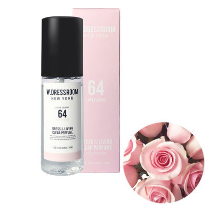 W.DRESSROOM Прозрачный парфюм Dress & Living (№64 Прекрасная роза) 70ml