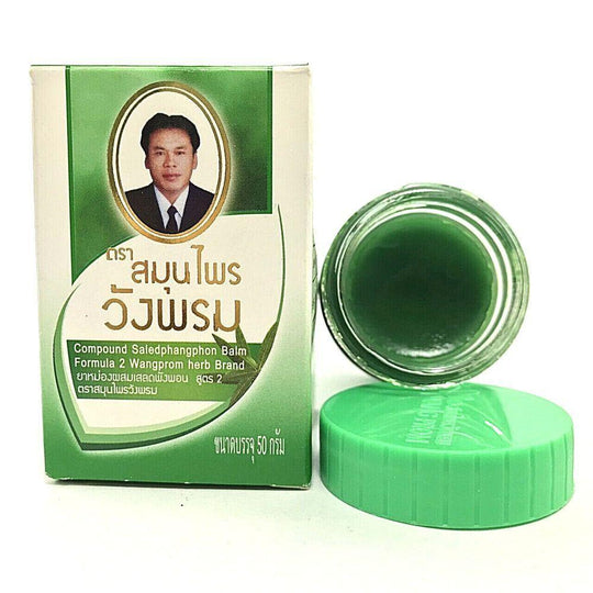 WANG PROM Thai Herbal Massage Green Balm (Anti-Itch For Insect Bites) 50g - LMCHING Group Limited