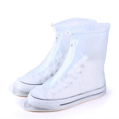 防水防滑 加厚耐磨底 雨鞋套 (#白色) 1對