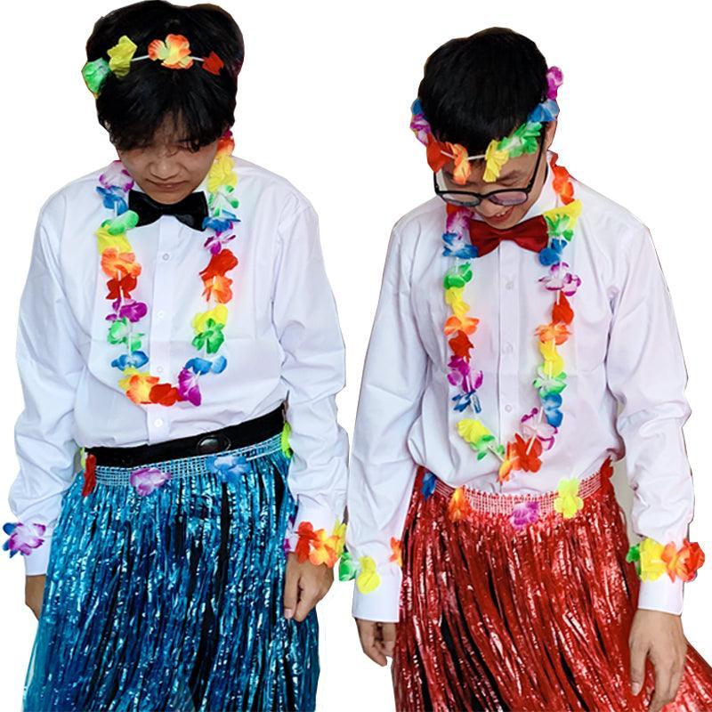 Wedding Party Hawaiian Hula Dress Up Set (5 Items) - LMCHING Group Limited