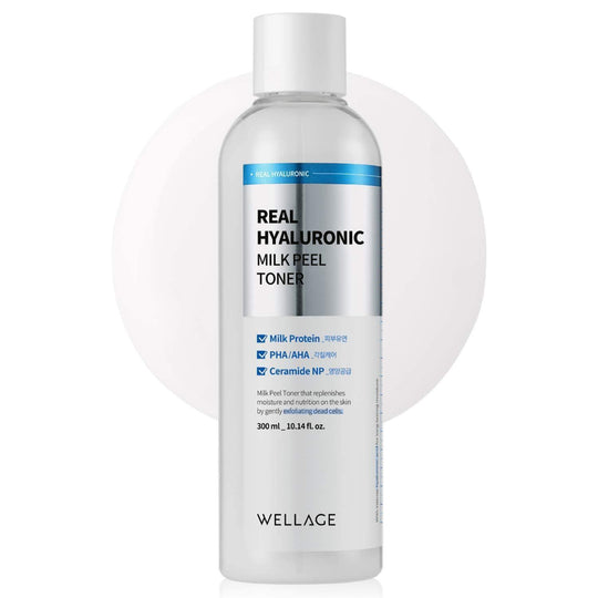 WELLAGE Real Hyaluronic Milk Peel Toner 300ml - LMCHING Group Limited
