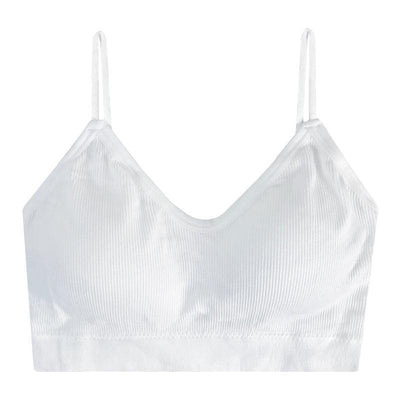 White The Bralette Sports Bra (With Detachable Chest Pad) 1pc - LMCHING Group Limited