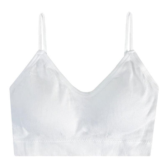 White The Bralette Sports Bra (With Detachable Chest Pad) 1pc - LMCHING Group Limited