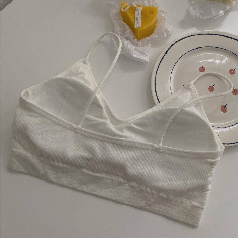 White The Bralette Sports Bra (With Detachable Chest Pad) 1pc - LMCHING Group Limited