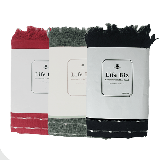 Yagiharu Life Biz Cotton 100% Muffler Towel 1 pc - LMCHING Group Limited