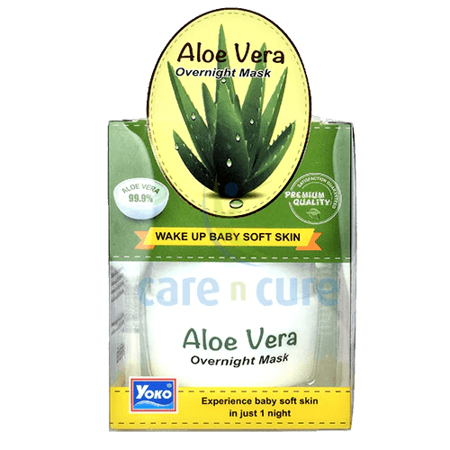 YOKO Aloe Vera Extract 99.9% Over Night Mask 50g - LMCHING Group Limited