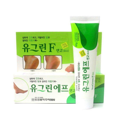 You Green F 韩国 25％尿素 脚跟龟裂 滋润护脚霜 60g