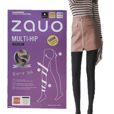 ZAUO 500एम मल्टी-हिप हीट टॉप स्टॉकिंग्स 1 जोड़ी