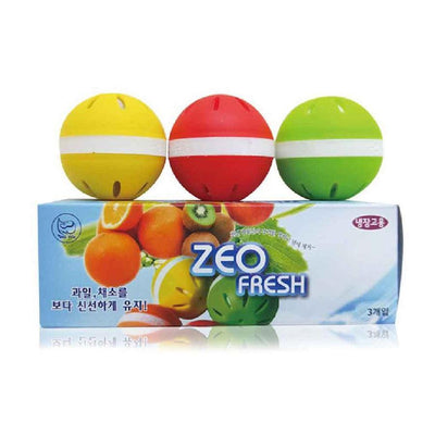 ZEO FRESH Refrigerator Deodorizer 3pcs