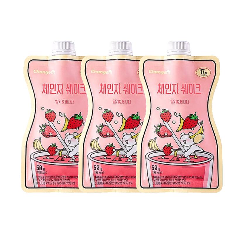 Changefit Protein Shakes-Variety Pack (Strawberry And Banana) 1pc / 3pcs / 6pcs - LMCHING Group Limited