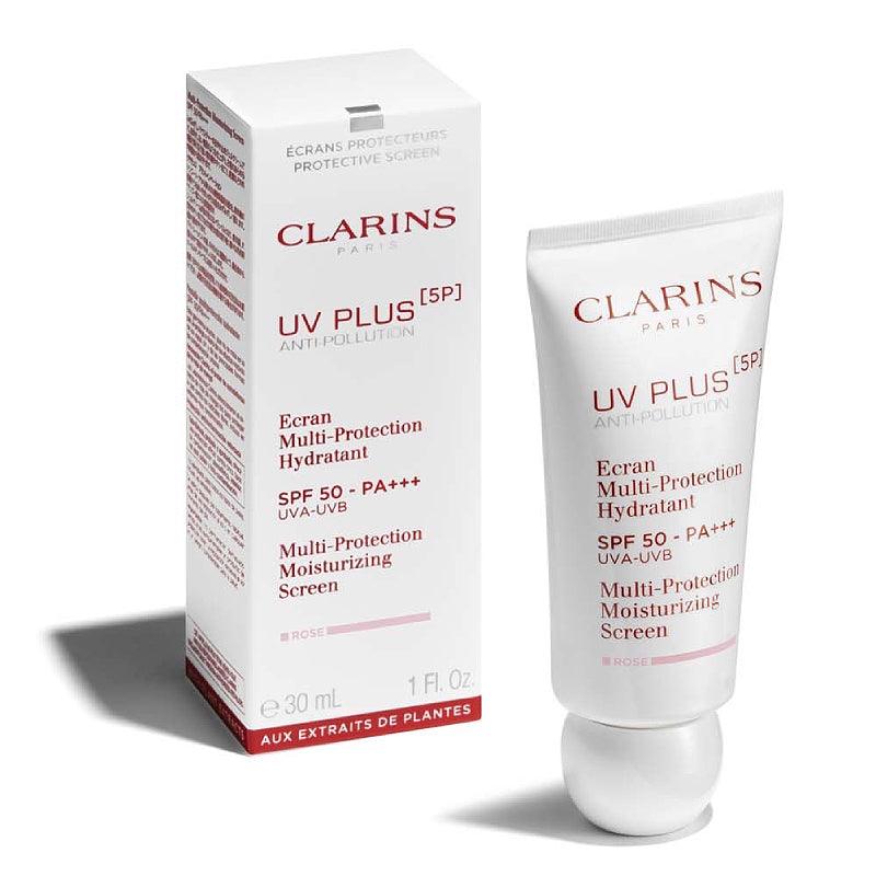 CLARINS UV Plus 5P アンチポリューション マルチプロテクション モイスチャライジング スクリーン SPF50 PA+++ (2色) 30ml