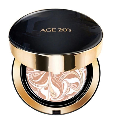 Age 20'S Signature Essence Cover Pact Polvo compacto cubriente Intense Cover 14g + Refill 14g (SPF50+ PA++++)