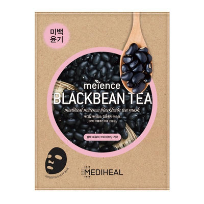 MEDIHEAL Masker Pelembap Meience Blackbean Tea (Memutihkan) 10 buah
