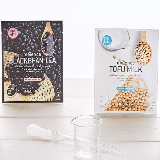 MEDIHEAL Meience Tofu Milk Moisturising Mask (Nutrition & Wrinkle care) 10pcs - LMCHING Group Limited